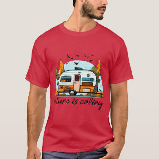 T-shirt Camionnette de voyage Happy Camper Camping Camping
