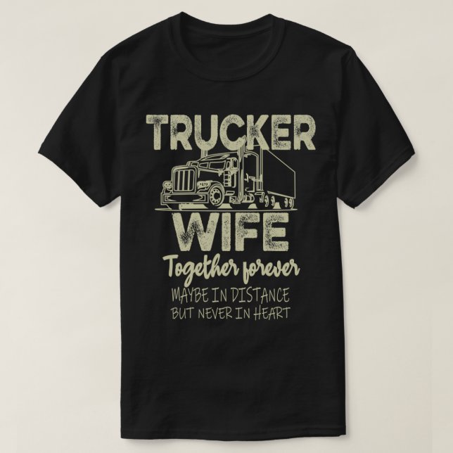 T-shirt Camionnette femme camionneuse femme camionneuse fe (Design devant)