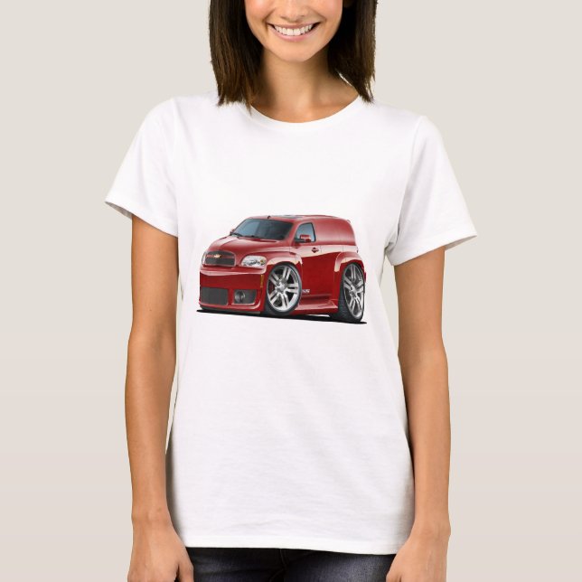 T-shirt Camionnette marron de Chevy HHR solides solubles (Devant)