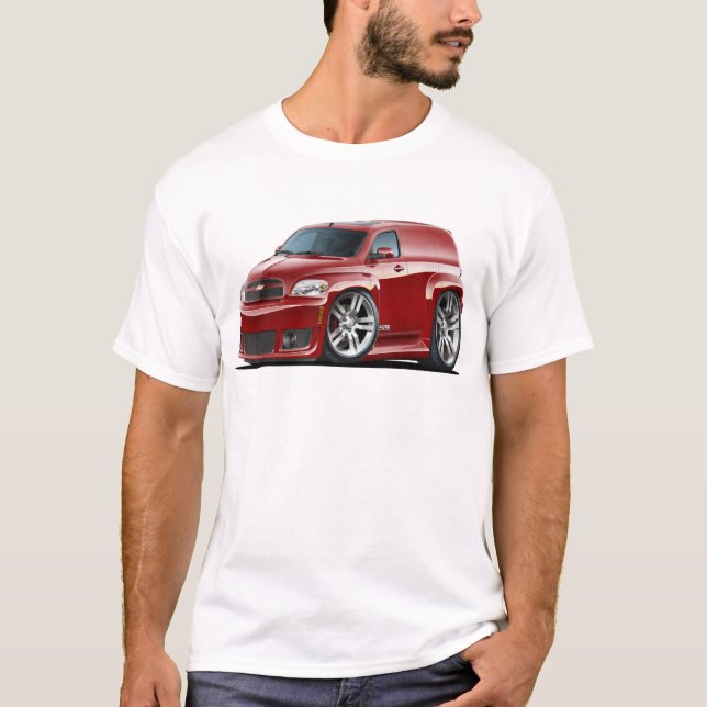 T-shirt Camionnette marron de Chevy HHR solides solubles (Devant)