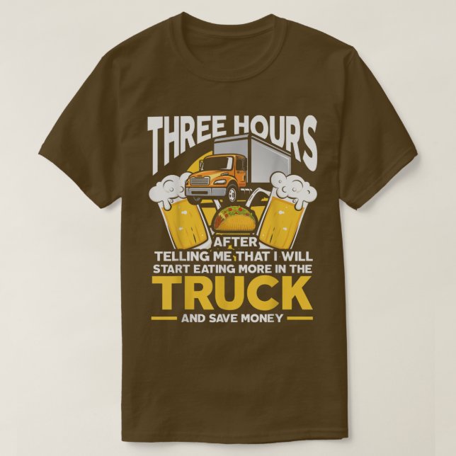 T-shirt Camionnette Pays Camionneur Diesel Freight Truck D (Design devant)