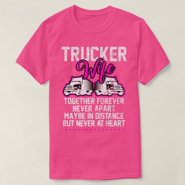 T-shirt Camionneur Camionneur Femme de Camionnette Ensembl (Design devant)
