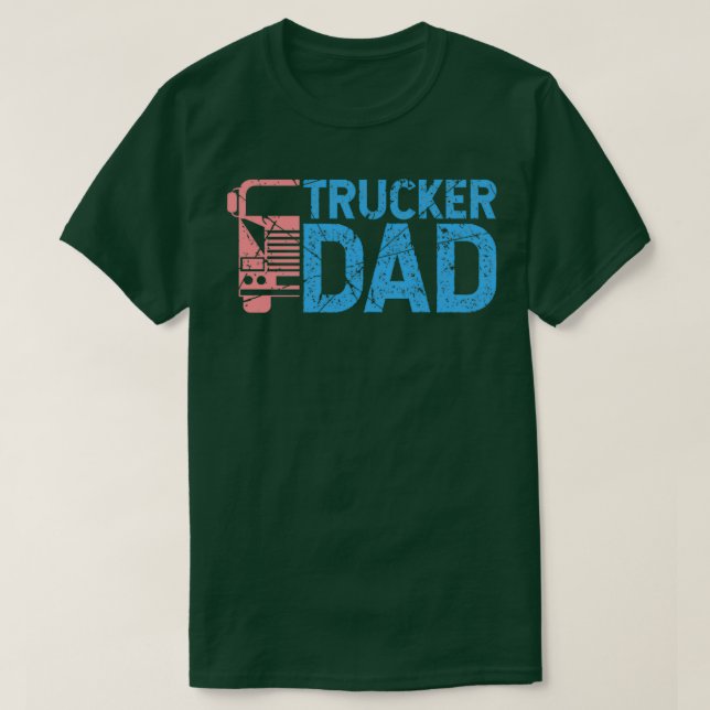 T-shirt Camionneur Camionneur papa 1 (Design devant)