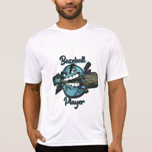 T-shirt Camionneur de baseball joueur chapeau porte - clé