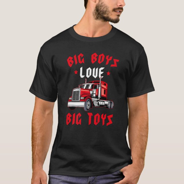 T-shirt Camionneur de camion 3 (Devant)