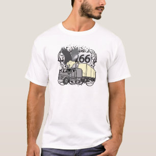 T-shirt Camionneur de l'itinéraire 66