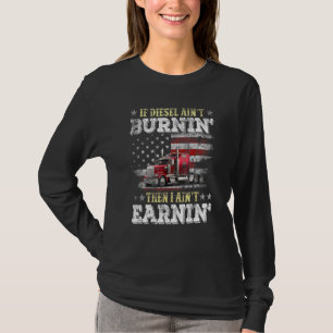 T-shirt Camionneur Diesel Big Rig Semi-Trailer Conducteur