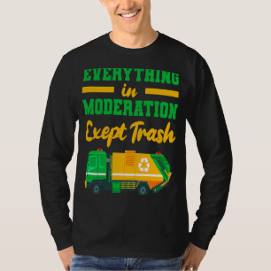 T-shirt Camionneur Trash Rig Trucker Trucker Garbage T