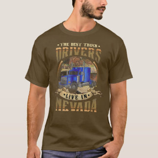 T-shirt Camionneurs drôles LES MEILLEURS CHAUFFEURS DE CAM