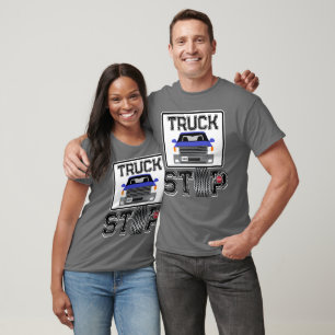 T-shirt Camions Arrêtent le Refroidissement du Transport