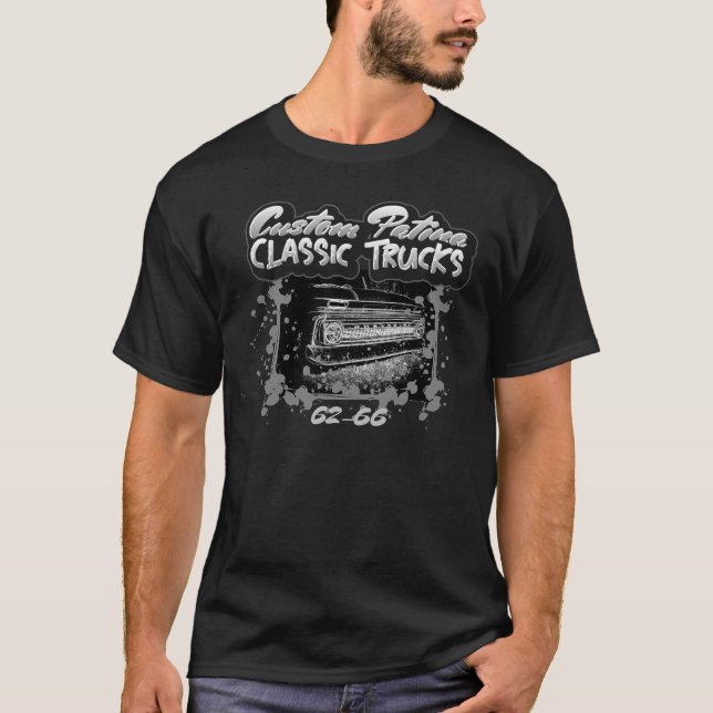 T-shirt Camions classiques Patina 62-66 Chevy (Devant)