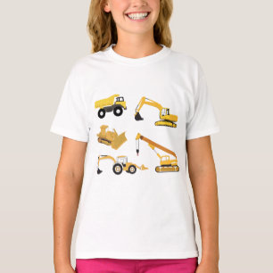 T-shirt Camions de construction