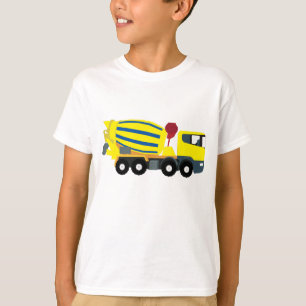 T-shirt Camions de construction Camions en ciment en béton
