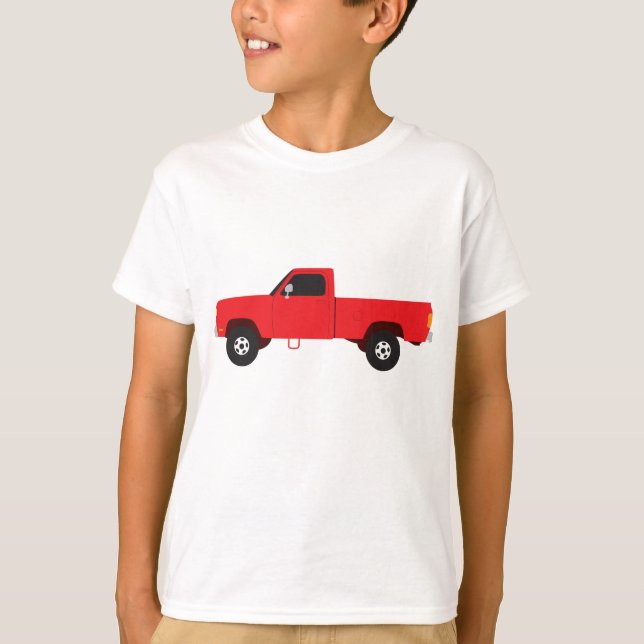 T-shirt Camions de transport de camionnettes (Devant)