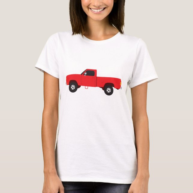 T-shirt Camions de transport de camionnettes (Devant)