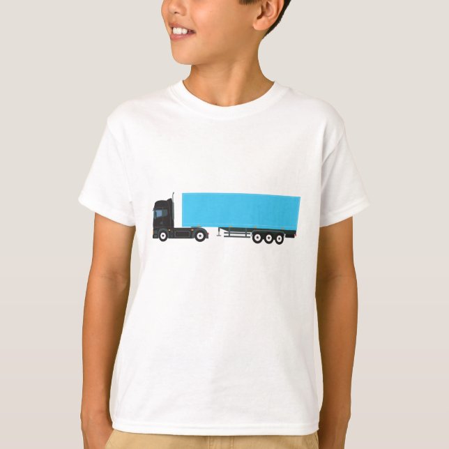 T-shirt Camions de transport semi-remorque (Devant)