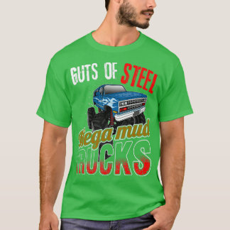 T-shirt Camions Mega Mud Goutes De Camion Sl Monster 2