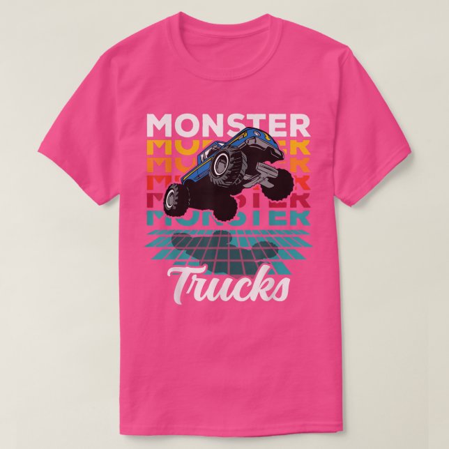 T-shirt Camions Monster Vintage 4x4 (Design devant)