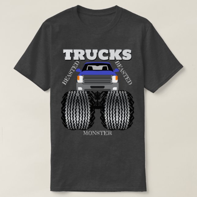 T-shirt Camions Monstre Blessé (Design devant)