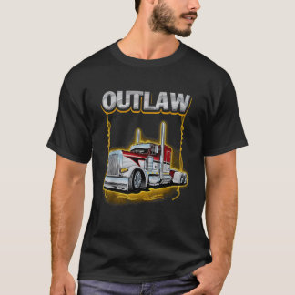 T-shirt Camions peterbilt hors-la-loi