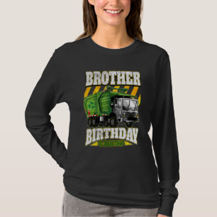 T-shirt Camions-poubelles Brother Birthday Crew