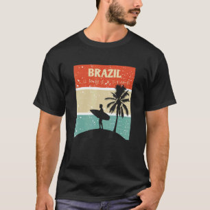 T-shirt Camisa Brasil Surf Surf Rio de Janeiro Brésil B
