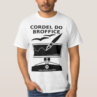 T-shirt Camisa Cordel font BrOffice