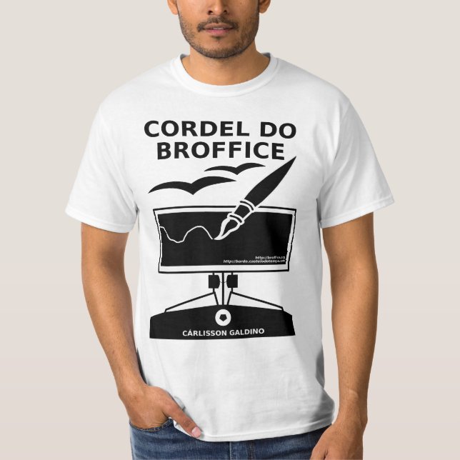 T-shirt Camisa Cordel font BrOffice (Devant)