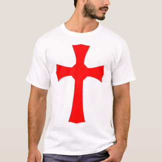T-shirt camisa cruzada - cruz vermelha