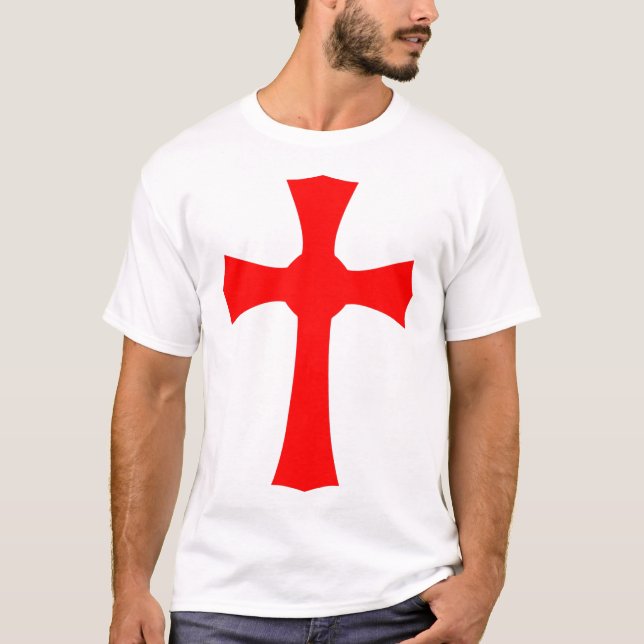 T-shirt camisa cruzada - cruz vermelha (Devant)