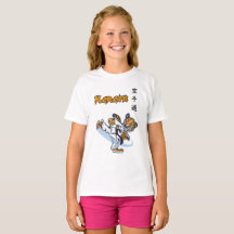 Camisa Karate infantil feminina