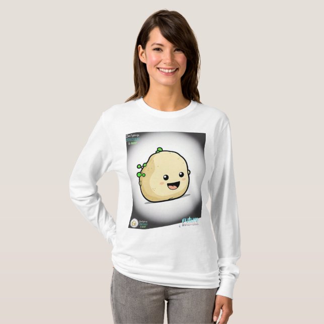 T-shirt camisa manga larga future innovates (Devant entier)