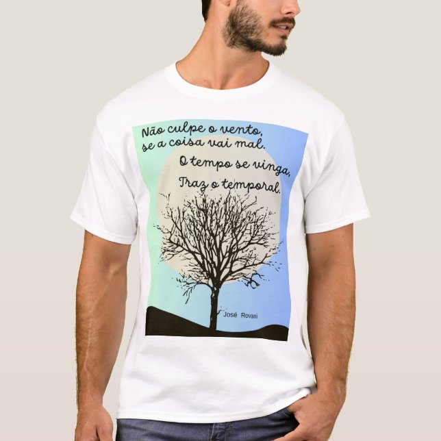 T-shirt Camisa masculina básica (Devant)