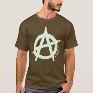T-shirt Camisa masculina de anarquismo