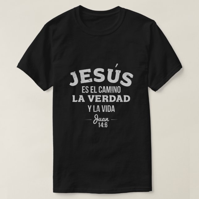 T-shirt Camisas Cristianas sobre Jesus Chemise chrétienne  (Design devant)