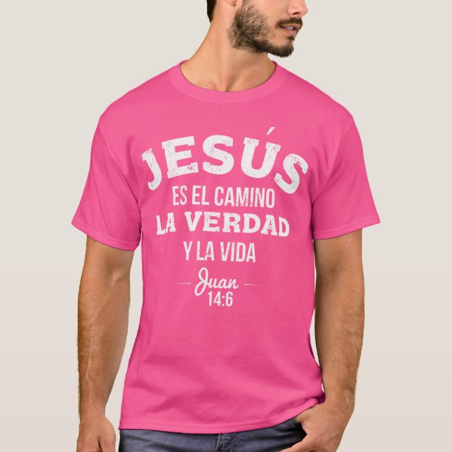 T-shirt Camisas Cristianas Sobre Jesus Christian En Espagn (Devant)