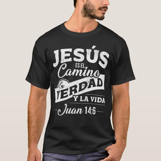 T-shirt Camisas De Jesus Con Versiculos De La Biblia (Devant)