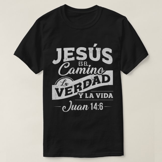 T-shirt Camisas de Jesus con versiculos de la Biblia (Design devant)