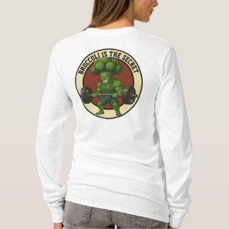 T-shirt Camiseta Adulto Broccoli is the Secret - Back