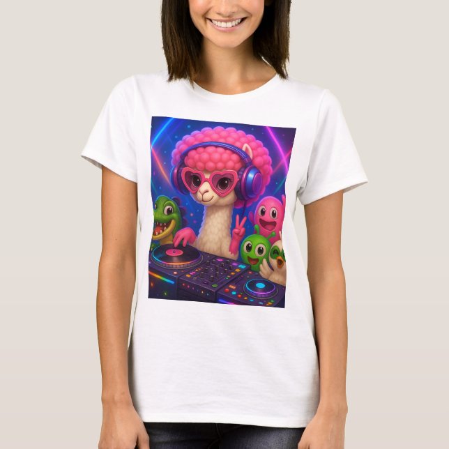 T-shirt Camiseta Auriculares Galácticos (Devant)