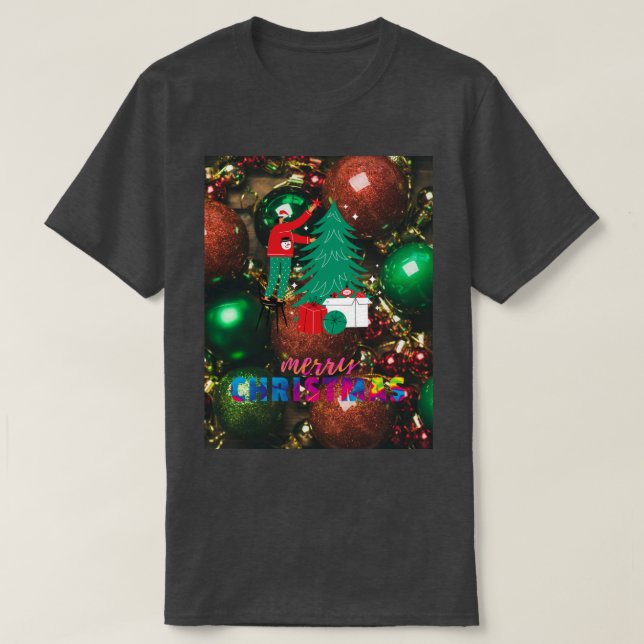 T-shirt Camiseta Básica Masculina Escura/Natal (Design devant)