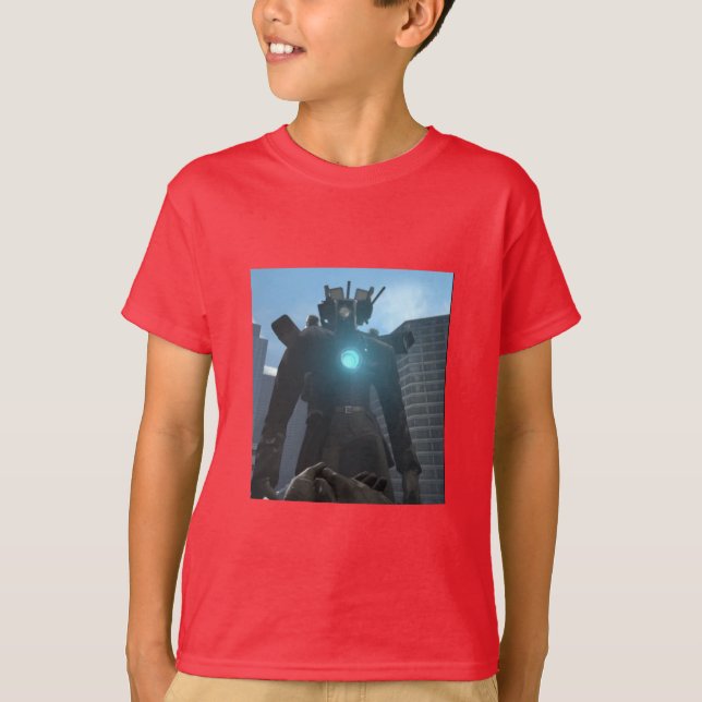 T-shirt Camiseta básica para niños skibidi toliet (Devant)