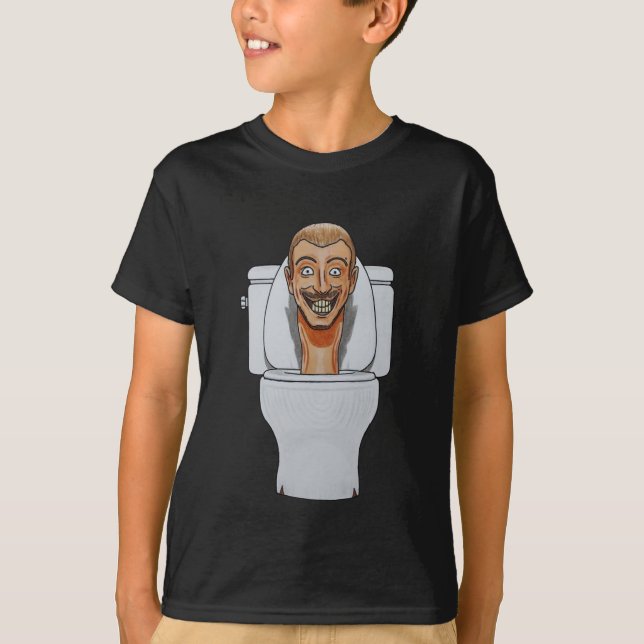 T-shirt Camiseta básica para niños skibidi toliet (Devant)