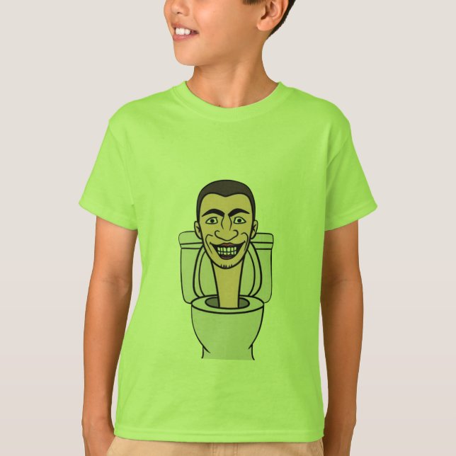T-shirt Camiseta básica para niños skibidi toliet (Devant)