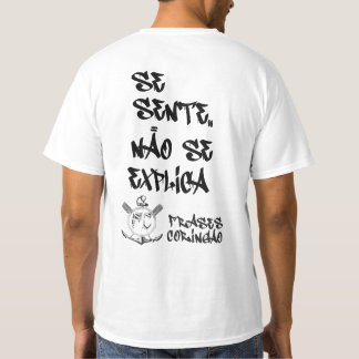 T-shirt Camiseta Basica Se sente Não se explica