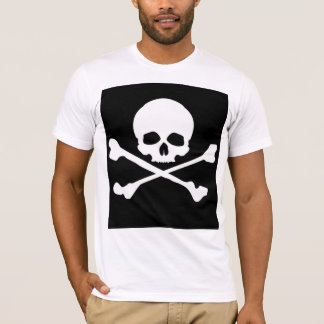 T-shirt Camiseta Bella+Canvas Bandeira Pirata Clássica