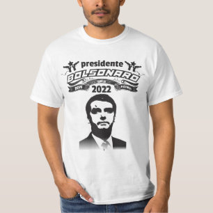 T-SHIRT CAMISETA BOLSONARO PRÉSIDENTE