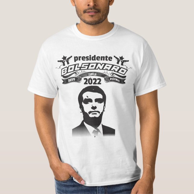 T-SHIRT CAMISETA BOLSONARO PRÉSIDENTE (Devant)