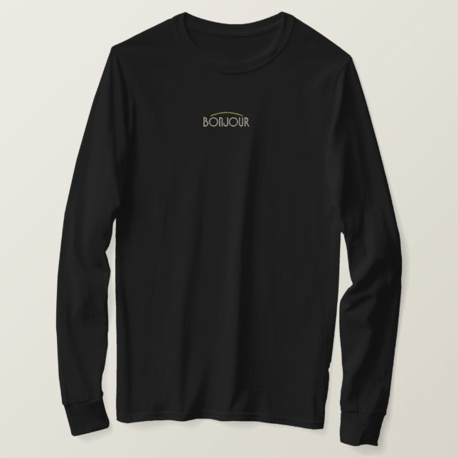 T-shirt Camiseta Bonjour (Design devant)