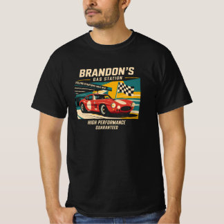 T-shirt camiseta Brandon's Gas Station